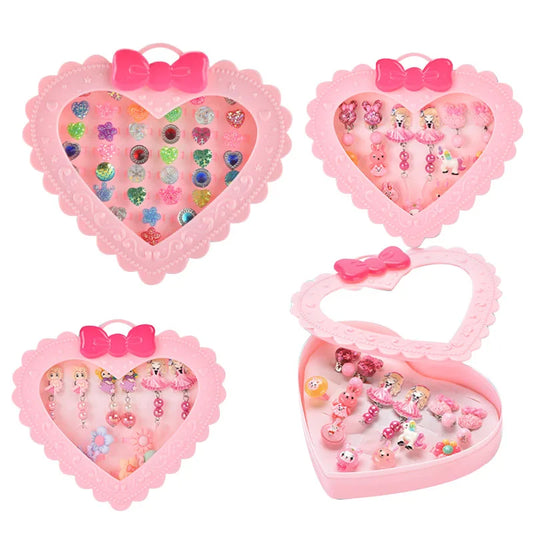 KTX-698387 Girl's Princess Jewelry Play Set - Indoor Pretend Play Toys for Kids, Perfect Gift for Ages 2-4