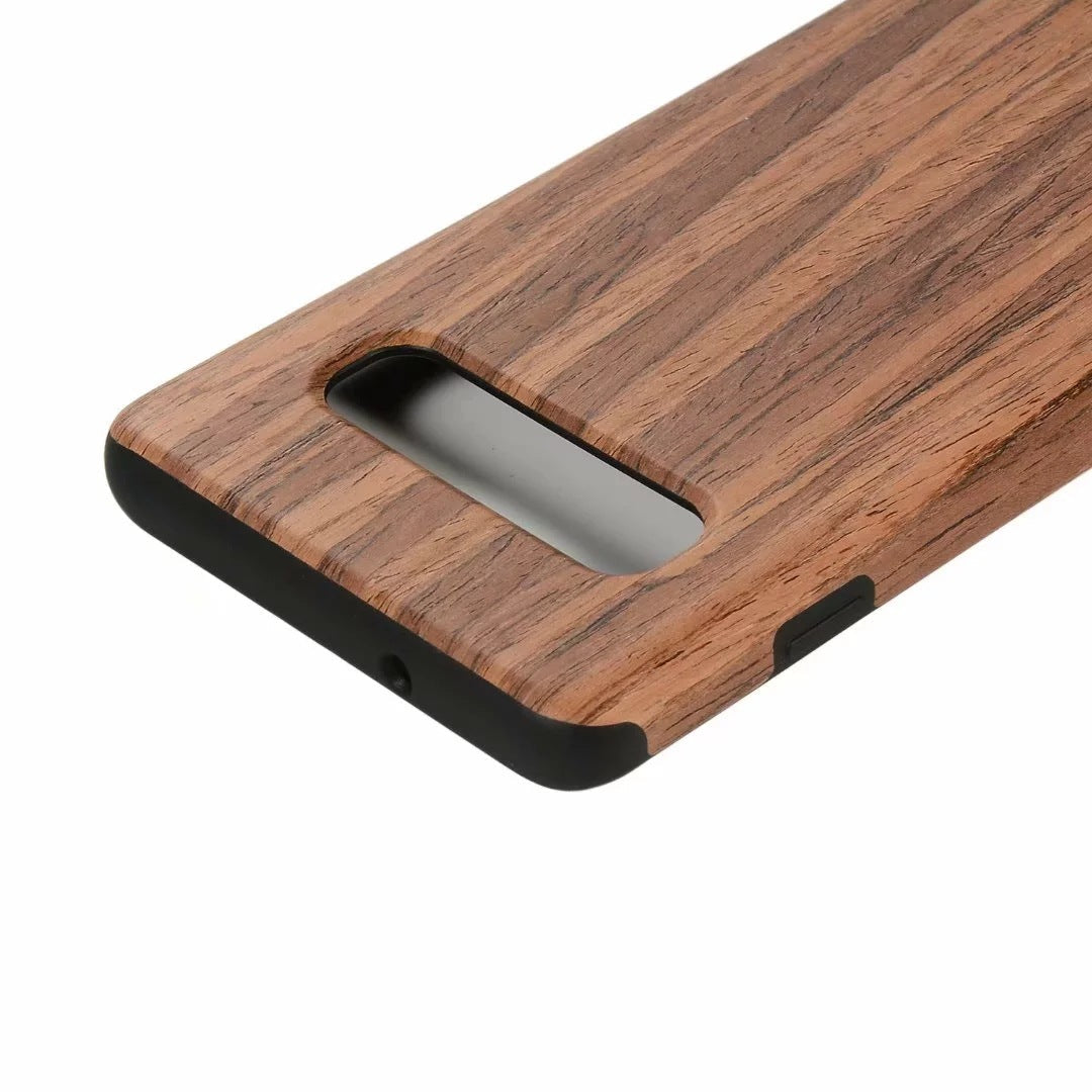 HKM-698387 Solid Wood Grain TPU Phone Case