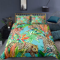 HKM-698451 Digital Printed Bedding Set in Multiple Sizes - Soft Chemical Fiber Quilt Cover with Pillowcases