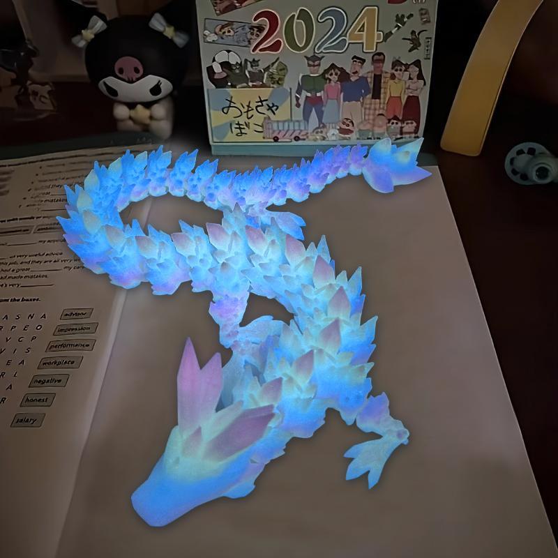 HKM-698771 Diamond Pattern Dragon Ornament with Realistic Brick Texture for Dinosaur Lovers