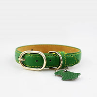 HKM-698835 Pet Leather Collar Color Cowhide
