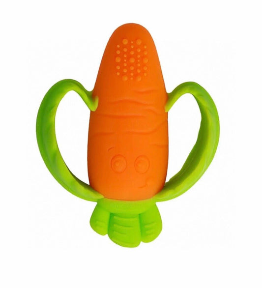 HKM-698963 Infantino Baby Tino Carrot Teether Toy for Infants, 0-2 Years, Plastic, 100 x 80 mm