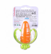 HKM-698963 Infantino Baby Tino Carrot Teether Toy for Infants, 0-2 Years, Plastic, 100 x 80 mm