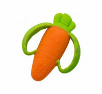 HKM-698963 Infantino Baby Tino Carrot Teether Toy for Infants, 0-2 Years, Plastic, 100 x 80 mm