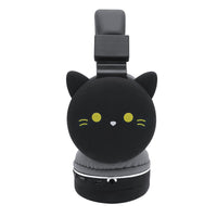 HKM-699027 Cute Cartoon On-Ear Bluetooth Wireless Sports Headphones for Running - Panda, Pig, Cat, Rabbit Designs