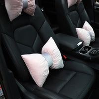 HKM-699091 Retro Velvet Car Neck Guard for Travel and Relaxation