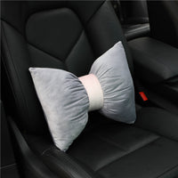 HKM-699091 Retro Velvet Car Neck Guard for Travel and Relaxation