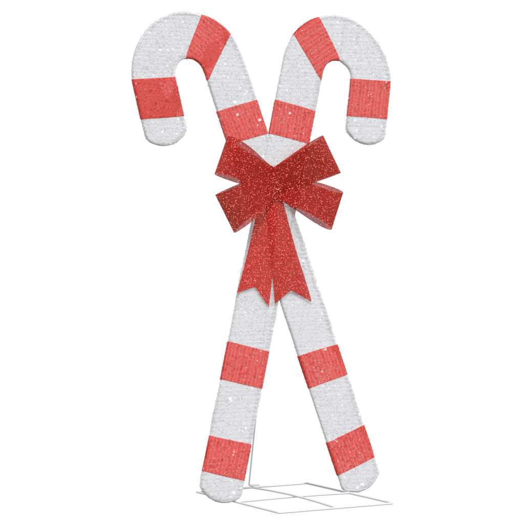 HKM-699091 Warm White LED Candy Cane Christmas Decoration with 8 Lighting Effects, Waterproof for Indoor and Outdoor Use