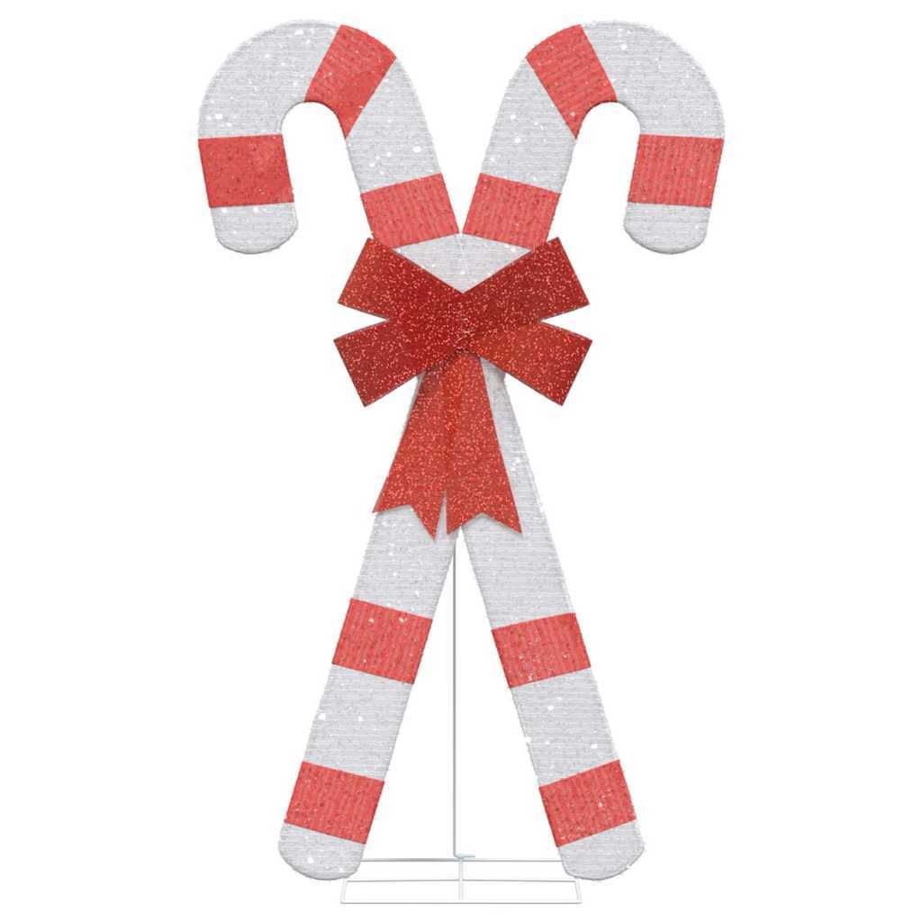 HKM-699091 Warm White LED Candy Cane Christmas Decoration with 8 Lighting Effects, Waterproof for Indoor and Outdoor Use