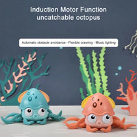 HKM-699283 Electric Crawling Octopus Toy for Kids with Light and Music - Educational Fun Toy for Infants and Toddlers