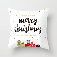 HKM-699347 Nordic Style Christmas Peach Skin Fabric Cushion Cover for Home Decor