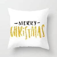 HKM-699347 Nordic Style Christmas Peach Skin Fabric Cushion Cover for Home Decor