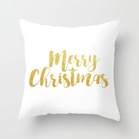 HKM-699347 Nordic Style Christmas Peach Skin Fabric Cushion Cover for Home Decor