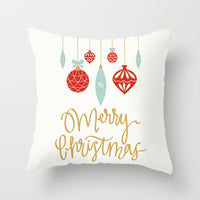 HKM-699347 Nordic Style Christmas Peach Skin Fabric Cushion Cover for Home Decor