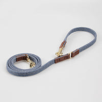 HKM-699475 Adjustable Denim Harness for Small and Medium Dogs with Cowhide Accents