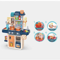 HKM-699539 Educational Plastic Cooking Playset with Real Sound and Light for Kids Ages 2-14