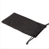 HKM-699539 Pressure-Proof Flannel Sunglasses Storage Bag - Durable Cloth Eyewear Case (9x17CM)