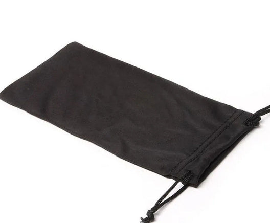 HKM-699539 Pressure-Proof Flannel Sunglasses Storage Bag - Durable Cloth Eyewear Case (9x17CM)