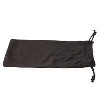 HKM-699539 Pressure-Proof Flannel Sunglasses Storage Bag - Durable Cloth Eyewear Case (9x17CM)