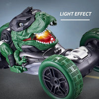 HKM-699859 Remote Control Dinosaurs RC Twist Stunt Truck Toy for Indoor-Outdoor Fun, Electric Battery-Powered Vehicle