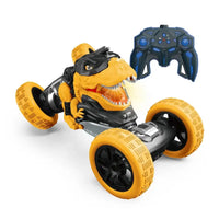 HKM-699859 Remote Control Dinosaurs RC Twist Stunt Truck Toy for Indoor-Outdoor Fun, Electric Battery-Powered Vehicle