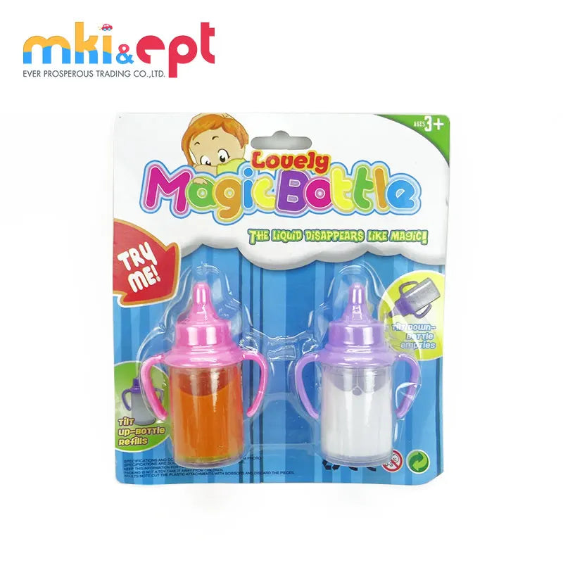 HKM-699923 Small Magic Milk Bottle Toy for Kids - Colorful Plastic Classic Playtime Fun