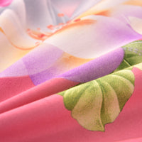 HKM-700115 Pink Pure Cotton Four-Piece Anime Cartoon Bedding Set