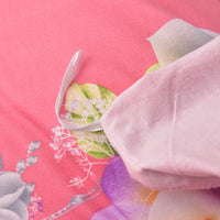 HKM-700115 Pink Pure Cotton Four-Piece Anime Cartoon Bedding Set
