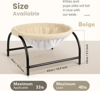 HKM-700115 Versatile Cat and Dog Hammock Bed - Breathable, Detachable, Easy to Assemble for Indoor and Outdoor Use