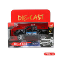HKM-700243 1:32 Scale Toy Pickup Truck Die-Cast Model Car with Pull Back Function, Opening Doors, Light & Music