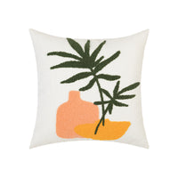 HKM-700499 Embroidered Cotton and Linen Pillowcase in Pastoral Style - 45x45cm
