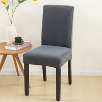 HKM-700819 Elastic Dustproof Chair Cover for Dining and Office Chairs, Polyester and Spandex Material, Adjustable Size 45-60cm Height