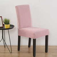 HKM-700819 Elastic Dustproof Chair Cover for Dining and Office Chairs, Polyester and Spandex Material, Adjustable Size 45-60cm Height