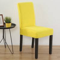 HKM-700819 Elastic Dustproof Chair Cover for Dining and Office Chairs, Polyester and Spandex Material, Adjustable Size 45-60cm Height