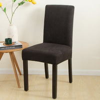 HKM-700819 Elastic Dustproof Chair Cover for Dining and Office Chairs, Polyester and Spandex Material, Adjustable Size 45-60cm Height