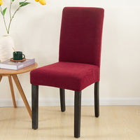 HKM-700819 Elastic Dustproof Chair Cover for Dining and Office Chairs, Polyester and Spandex Material, Adjustable Size 45-60cm Height