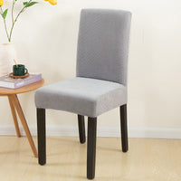 HKM-700819 Elastic Dustproof Chair Cover for Dining and Office Chairs, Polyester and Spandex Material, Adjustable Size 45-60cm Height
