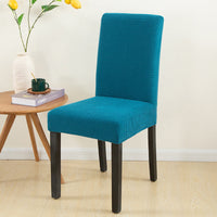 HKM-700819 Elastic Dustproof Chair Cover for Dining and Office Chairs, Polyester and Spandex Material, Adjustable Size 45-60cm Height