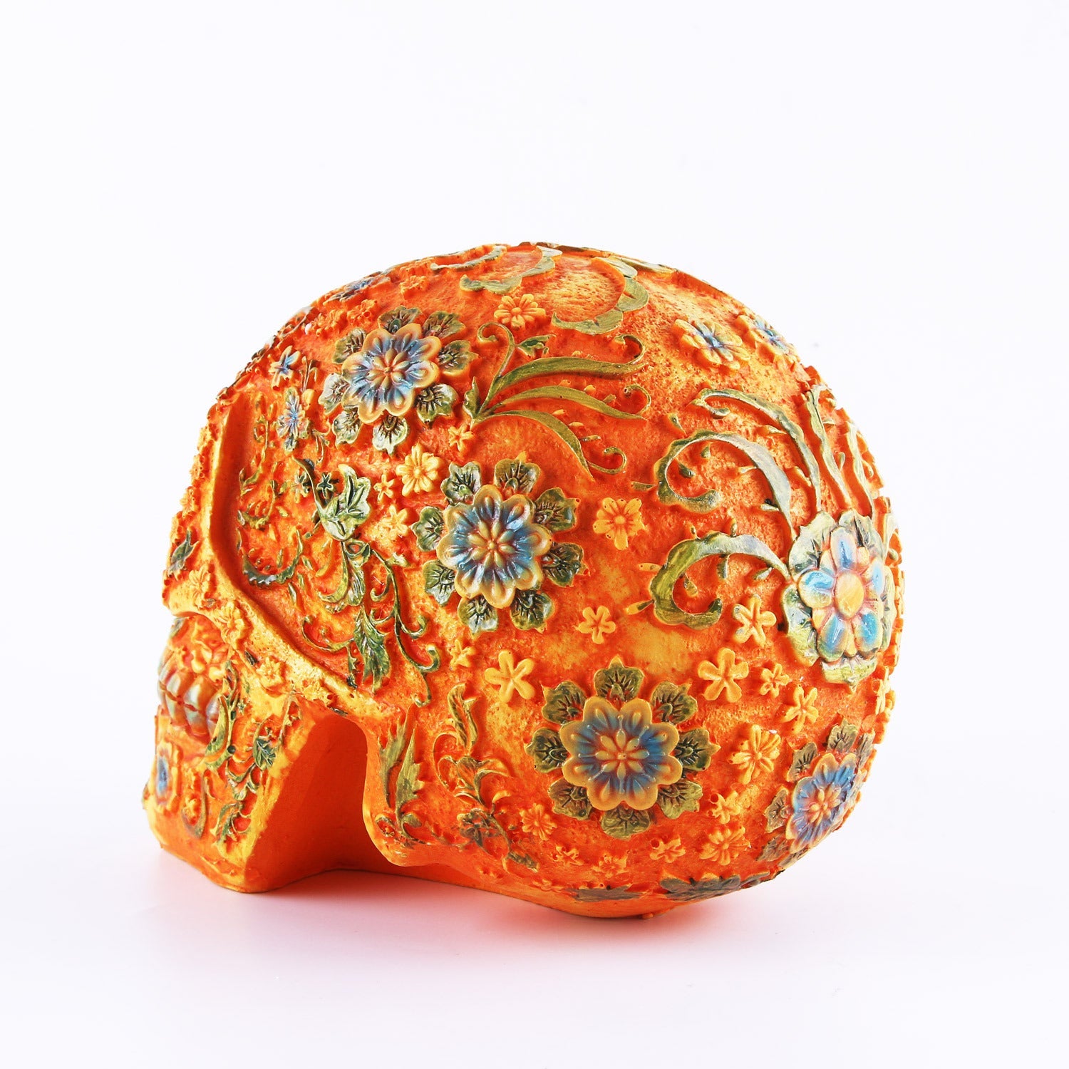 HKM-701203 Modern Art Resin Skull Decoration - Unique Hanging Ornament for Home Decor
