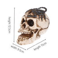 HKM-701203 Modern Art Resin Skull Decoration - Unique Hanging Ornament for Home Decor