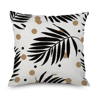 HKM-701267 Linen Pillowcase for Sofa or Bedside Use, 45x45cm, 100% Polyester, Hand Washable