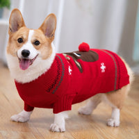 HKM-701267 Padded Winter Coat with Scarf for Dogs - Casual Style in Red and Black, Multiple Sizes Available