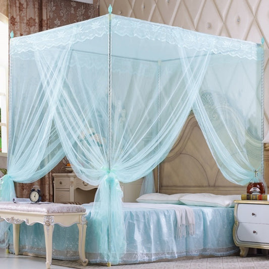 HKM-701267 Palace Style Royal Princess Mosquito Net with Steel Bracket – Polyester Fiber, Multiple Colors & Sizes