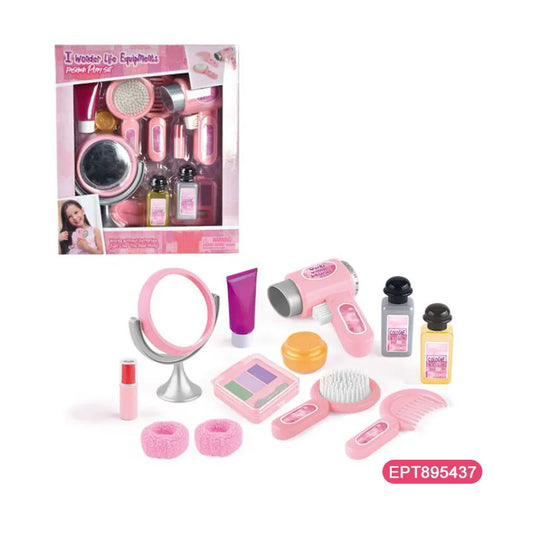 KTX-701267 Princess Makeup Set for Kids - Pretend Play Cosmetics Toys for Ages 2-7