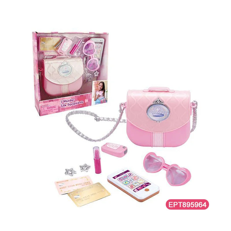 KTX-701267 Princess Makeup Set for Kids - Pretend Play Cosmetics Toys for Ages 2-7