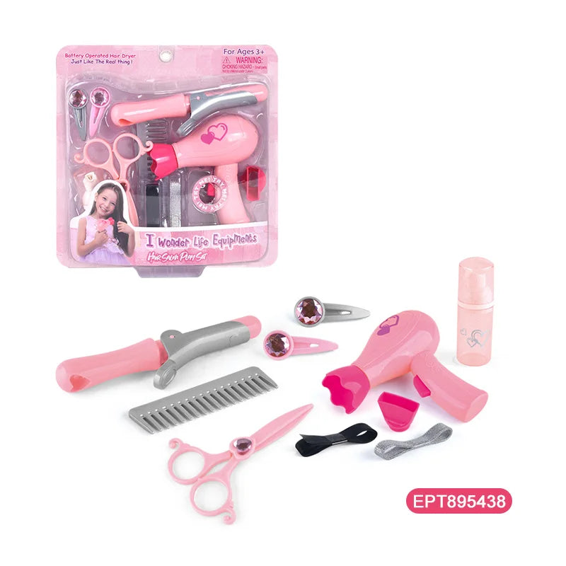 KTX-701267 Princess Makeup Set for Kids - Pretend Play Cosmetics Toys for Ages 2-7