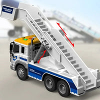 HKM-701395 1/16 Scale Friction Dump Truck Toy with Light & Sound for Kids