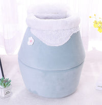 HKM-701395 Cozy 3-in-1 Pet House Bed - Soft Basin-Shaped Design for Cats and Dogs