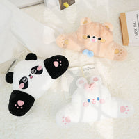 HKM-701587 Cozy Cartoon Plush Panda Sofa Pillow - Decorative Cushion for Comfort