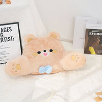 HKM-701587 Cozy Cartoon Plush Panda Sofa Pillow - Decorative Cushion for Comfort